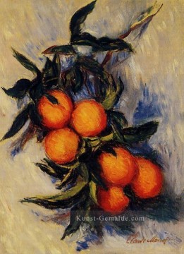  Monet Malerei - orange Zweig Fruit Claude Monet